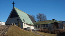 Torshov kirke. Snart er den ferdig renovert.
