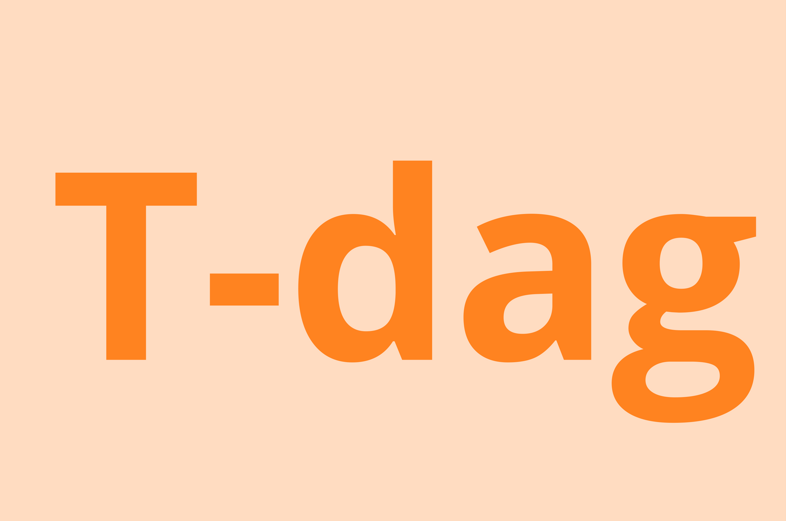 T-dag står for Trosopplæringsdag