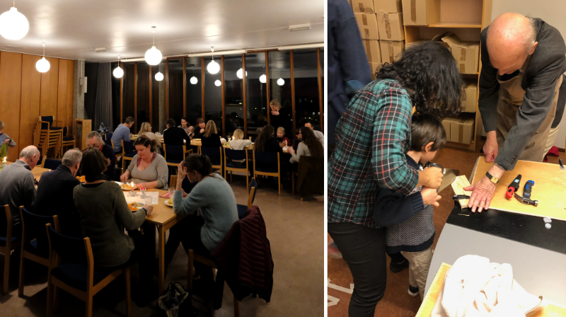 Middagsserveringen og snekkerklubben er avlyst inntil videre