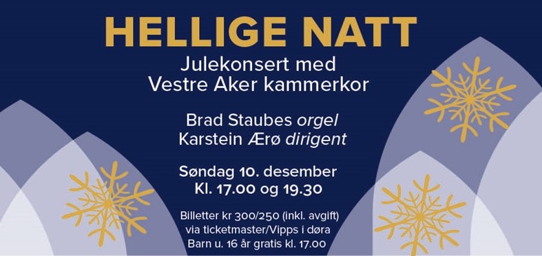 Julekonsert med Vestre Aker kammerkor
