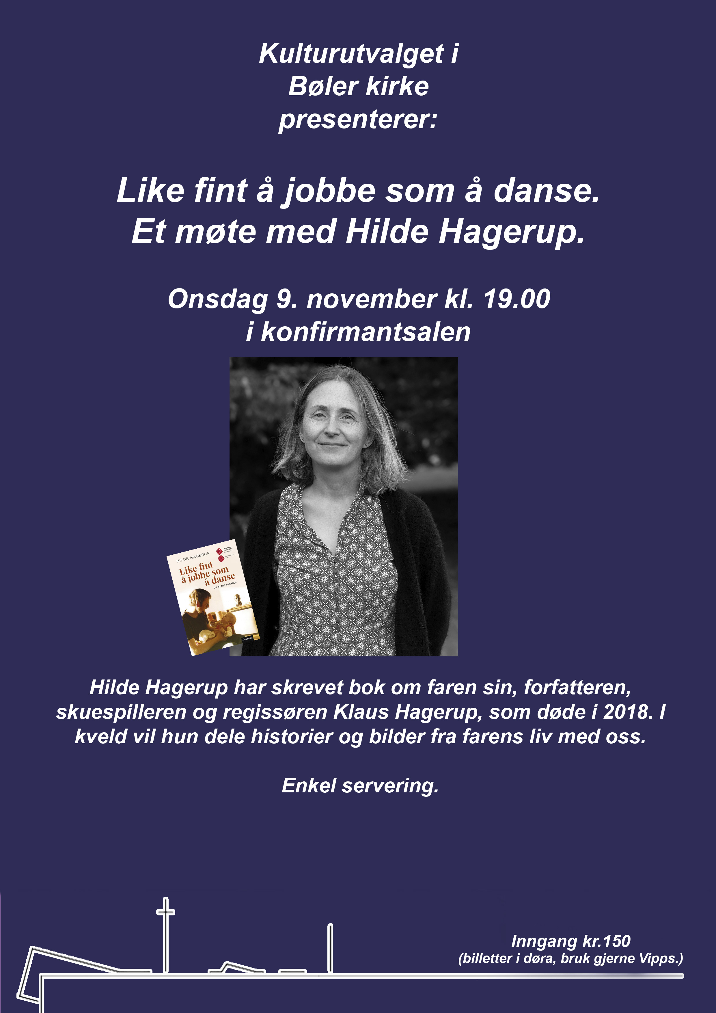 Litteraturkveld med Hilde Hagerup