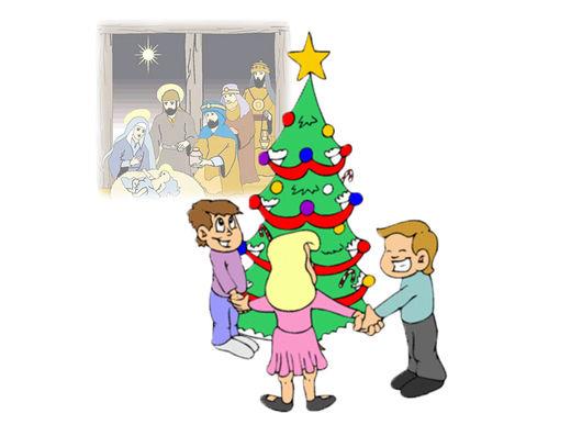 Gudstjeneste for små og store og juletrefest