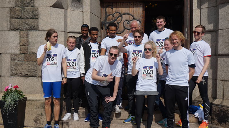 Stafettlaget til Fagerborg menighet.