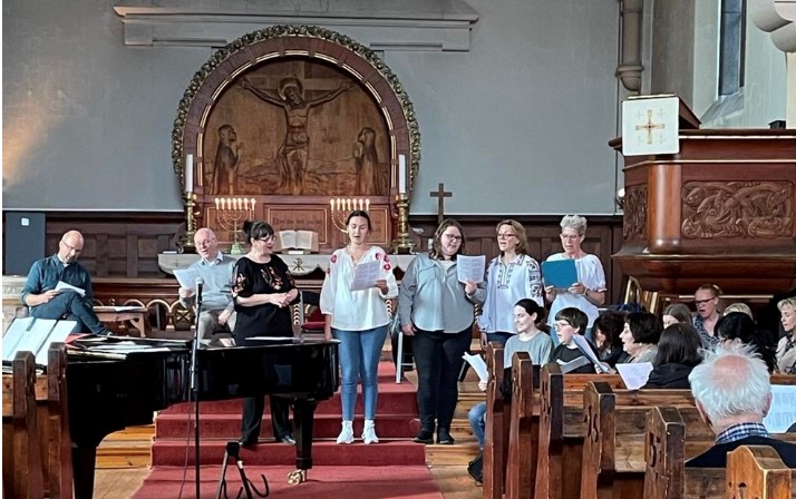 Norsk - ukrainsk sangkveld i Fagerborg kirke