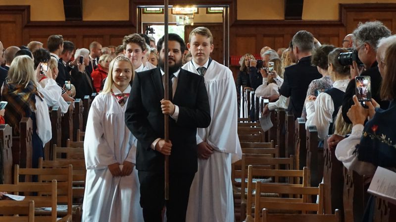 Konfirmant i Fagerborg kirke 2025
