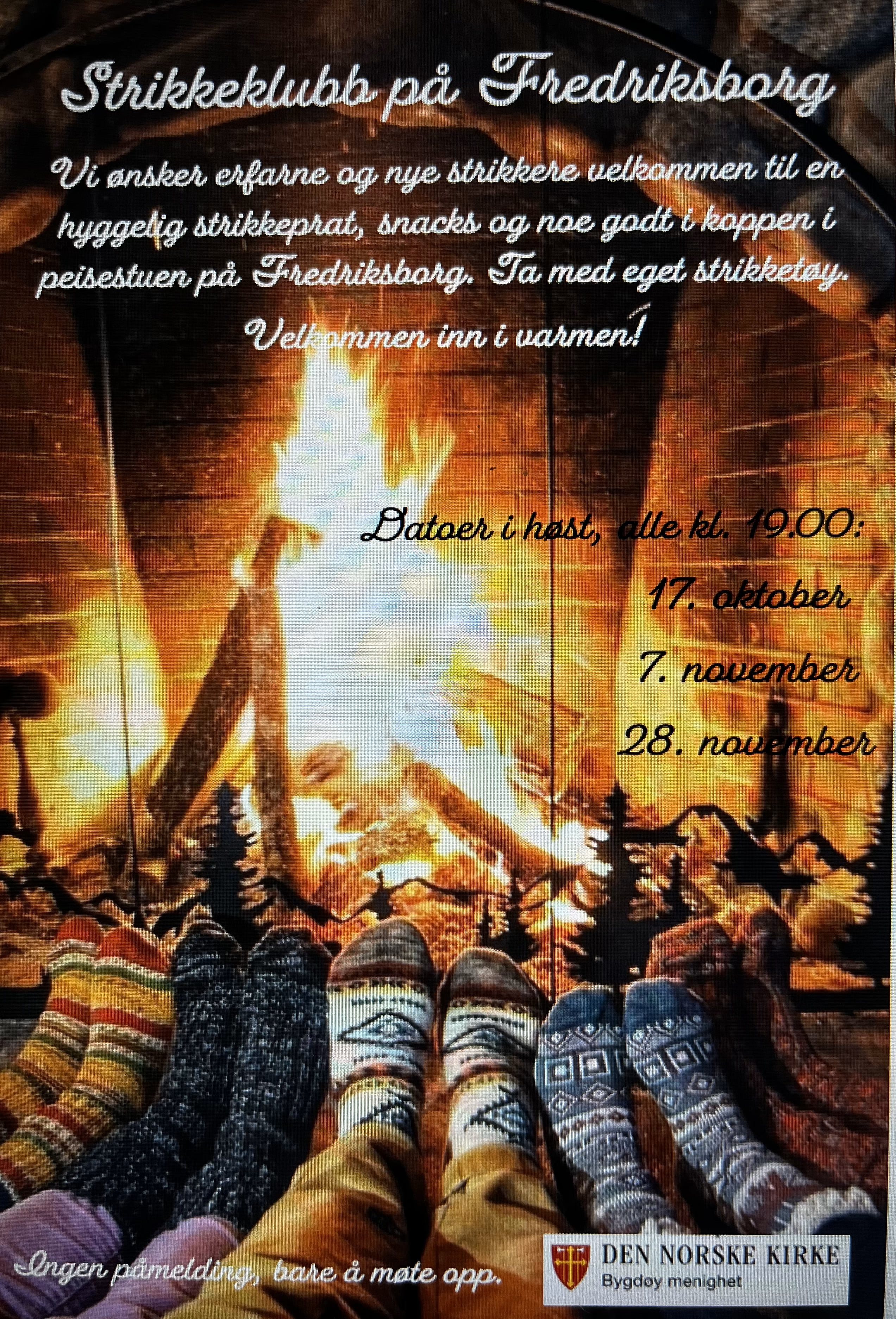 Neste strikkeklubb er torsdag 28.november