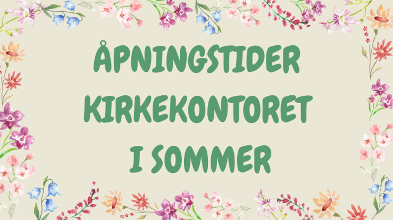 Kirkekontorets åpningstider