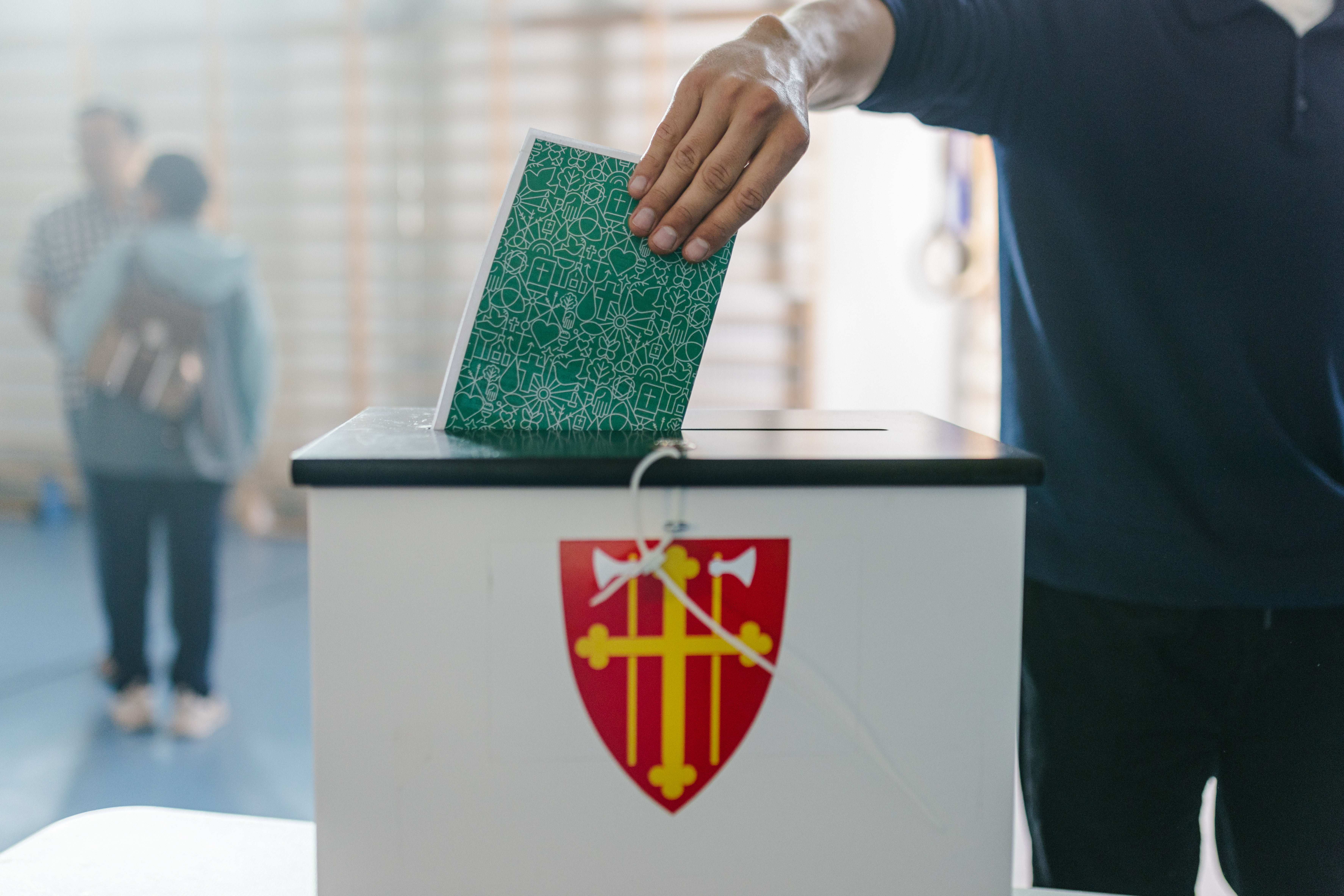 Stemme i kirkevalget Foto: Simen Prestaasen