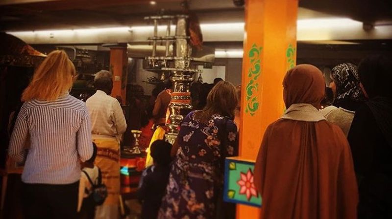 Bilde fra et dialogarrangement "på sporet av det hellige"