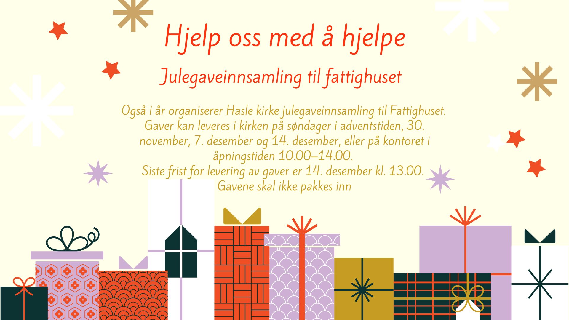 Hjelp oss med å hjelpe