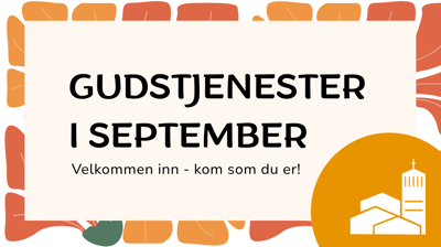 Gudstjenester i september 2026