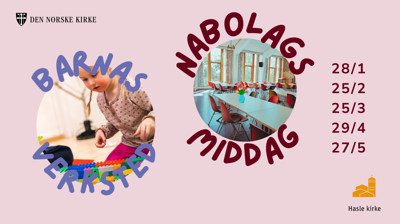 Nabolagsmiddag og barnas verksted