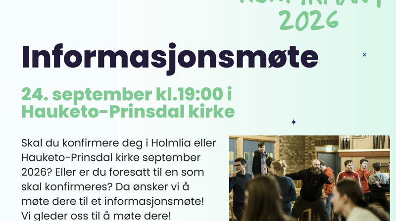 Informasjonsmøte konfirmasjon 2026