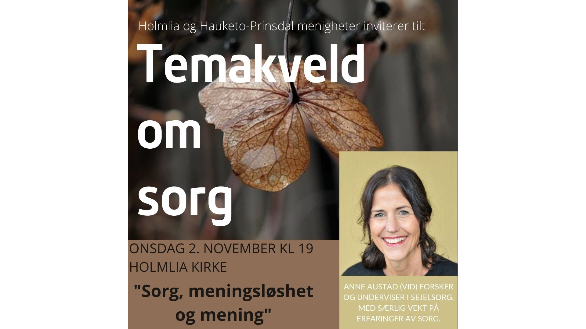 Temakveld om sorg
