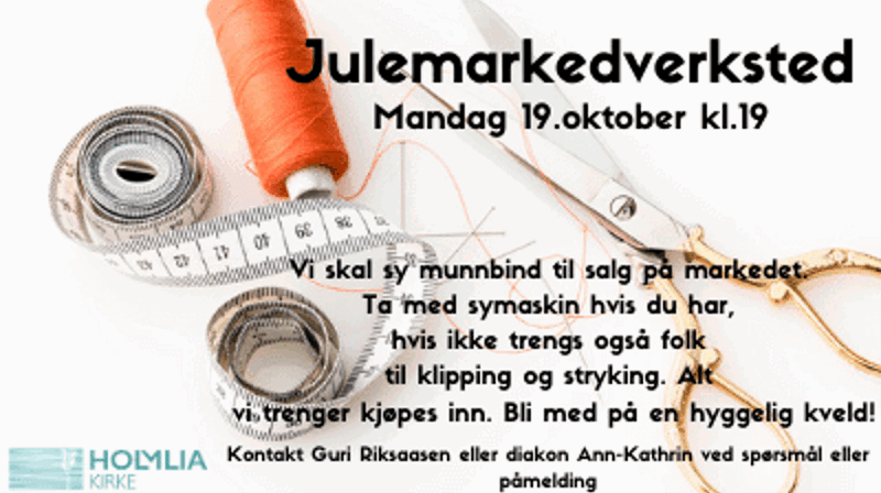 Vi lager julemarked!