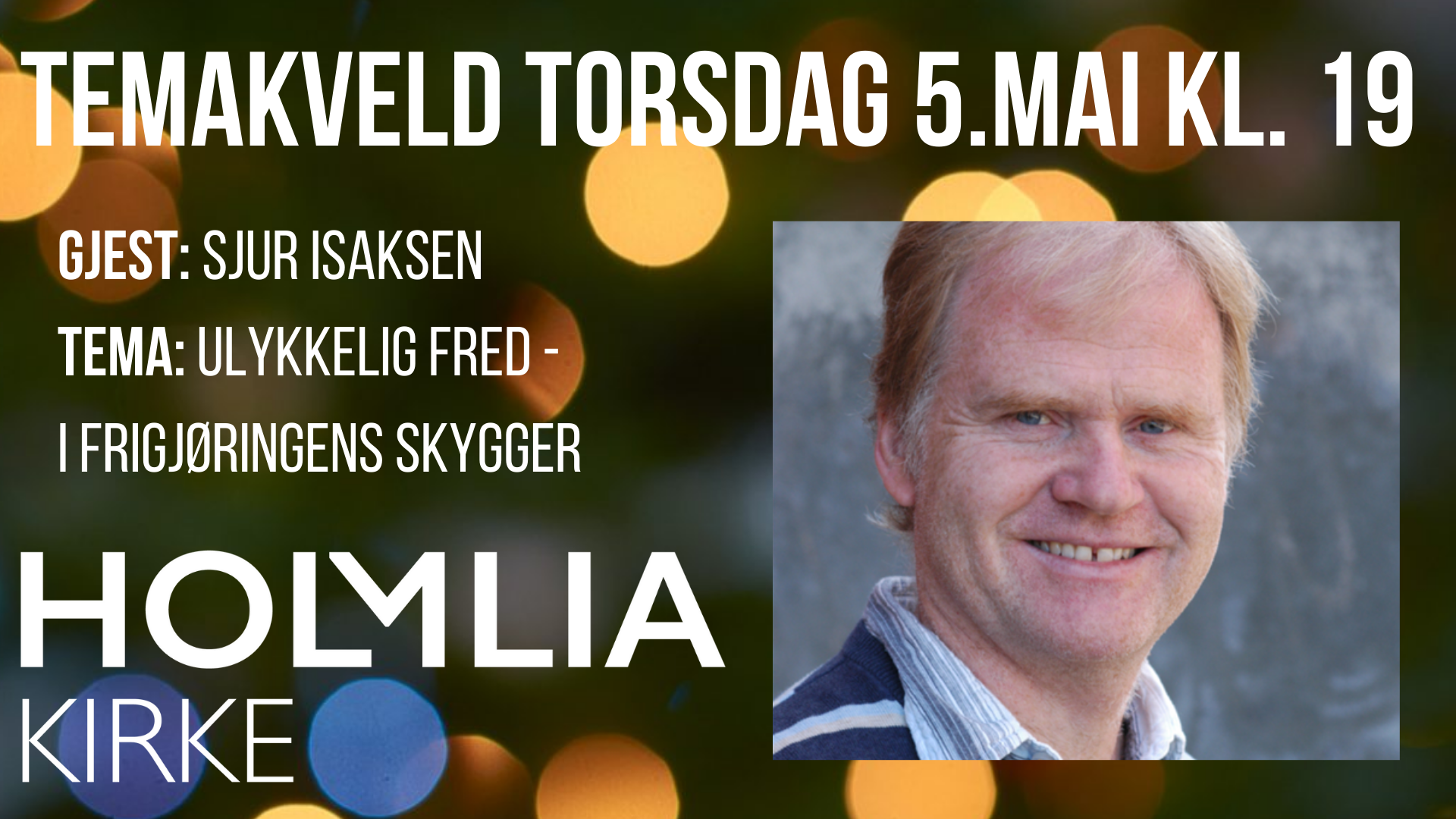 Temakveld Torsdag 5.mai kl. 19