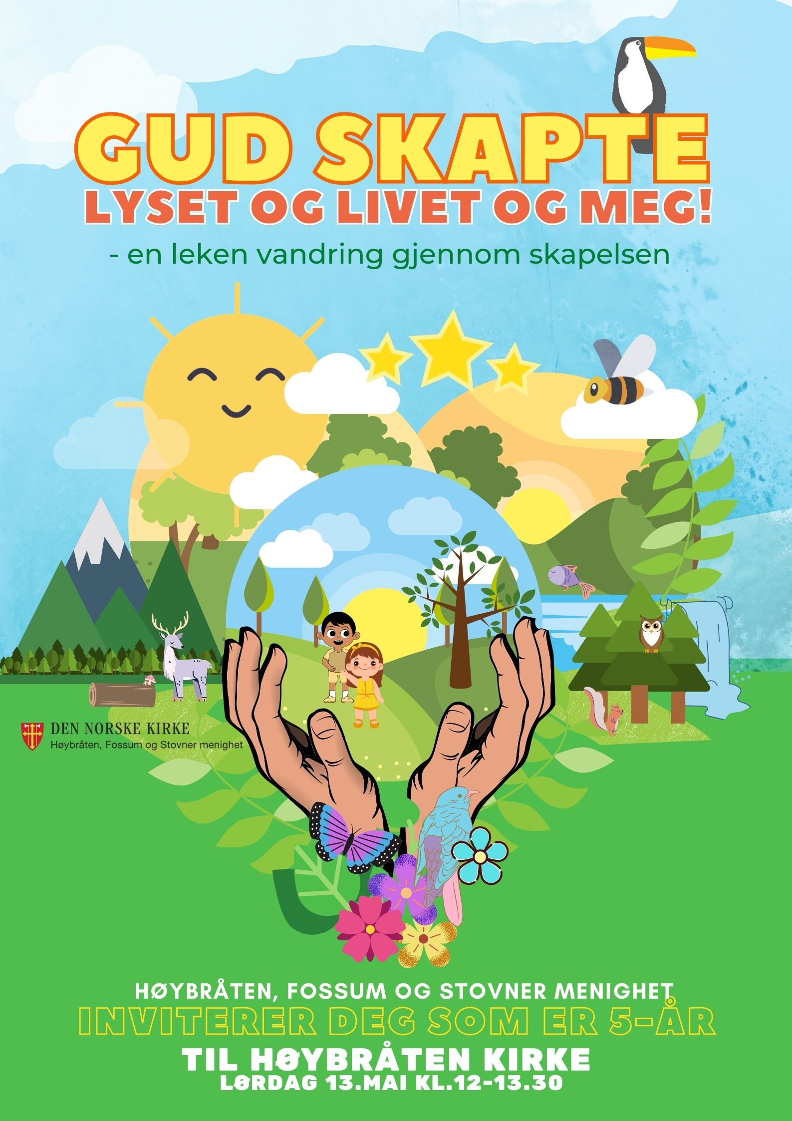 Gud skapte lyset og livet og meg! - en leken vandring gjennom skapelse.