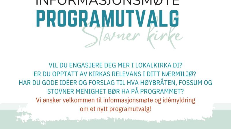 Informasjonsmøte -  programutvalg 20.09