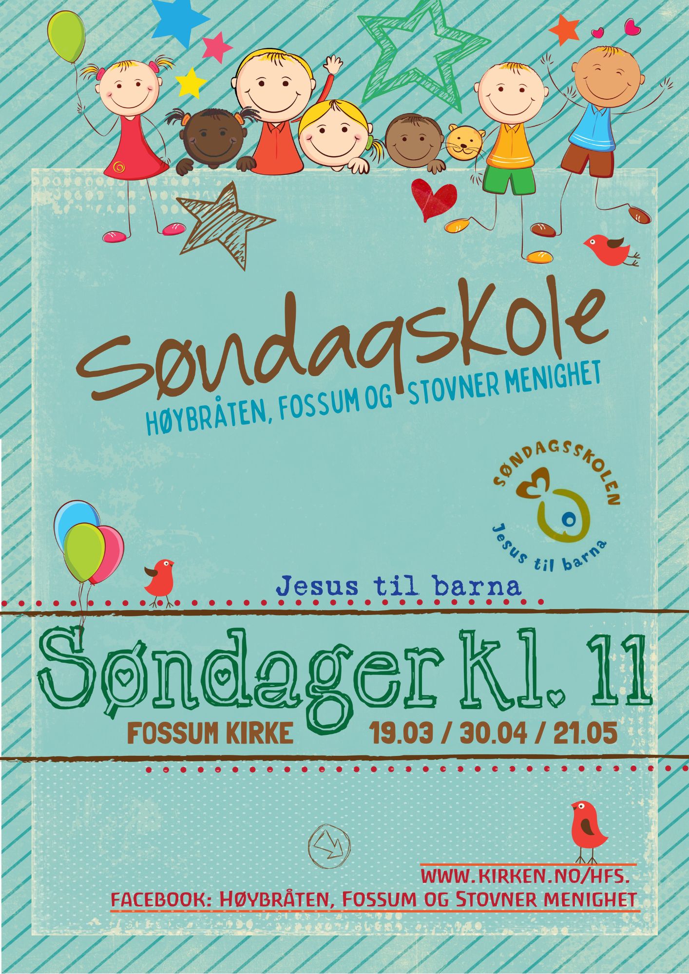 Søndagskole våren 2023