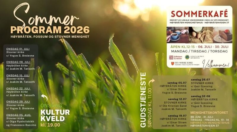 Sommer 2026 i HFS