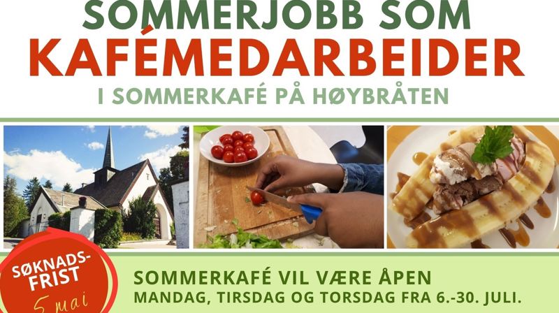 Sommerjobb som kafémedarbeider i sommerkafé