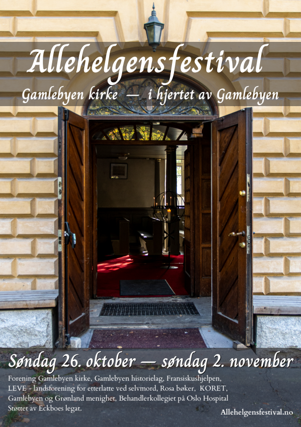 Allehelgensfestival 2025. 26. oktober - 2. november