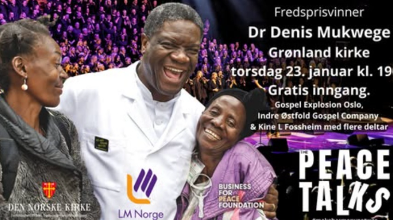 Peace talks: Dennis Mukwege @ Grønland kirke