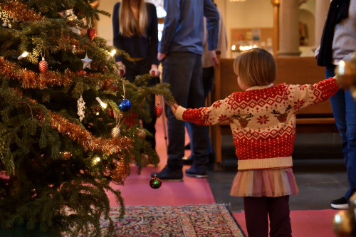 Bilde fra gudstjeneste/juletrefest