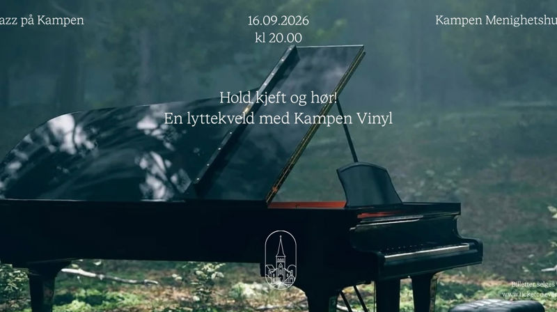 Jazz på Kampen - høstsesongen er her - med et nytt konsept!