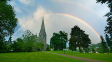 Bildet: Endelig samme navn på bydel, kirke, sokn og menighet; Vålerenga! Foto: Reiner Schaufler