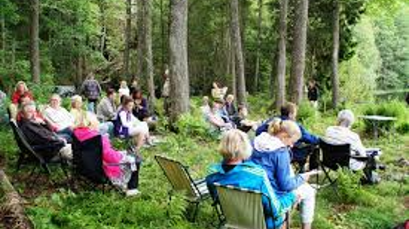 Friluftsgudstjeneste på Grønliåsen