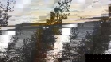 "Solnedgang i Hvervenbukta" Johanne Egeberg-Jensen (2020)