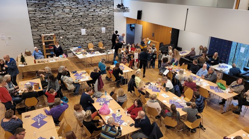 Årets julemarked ble en stor suksess