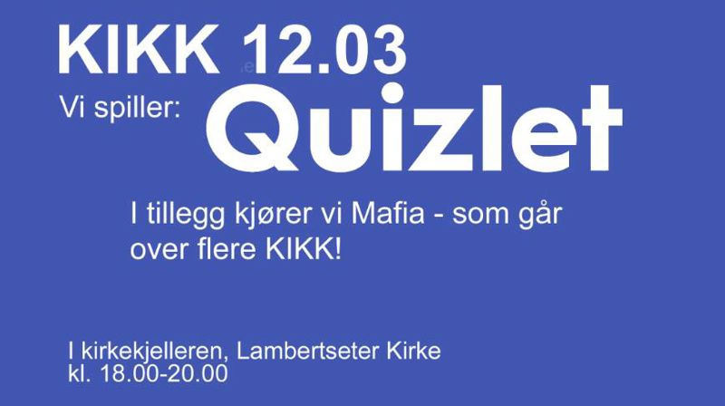 AVLYST: Quizlet og Mafia på KIKK!