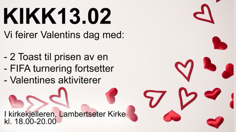 Valentins dag på KIKK