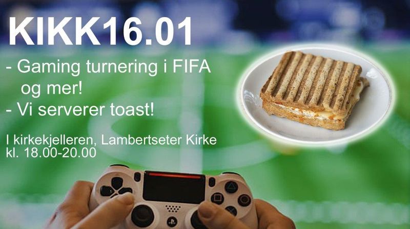 Gaming kveld på KIKK med toast!
