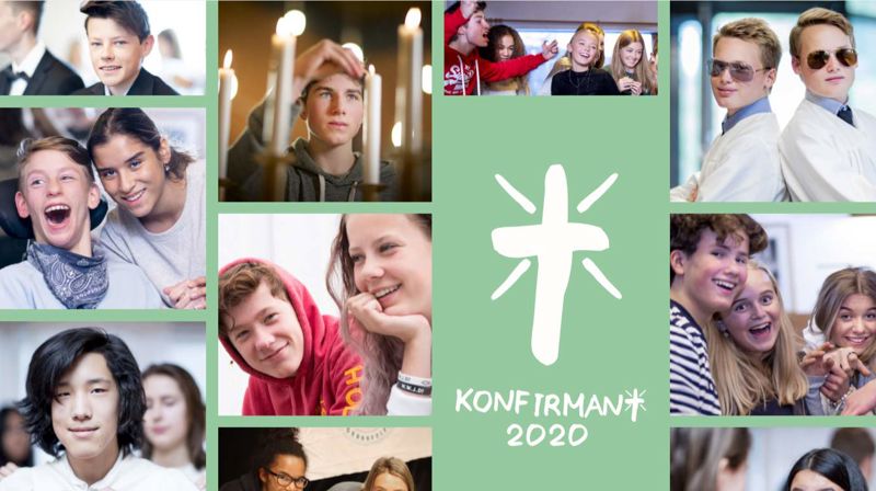 Konfirmant i Lambertseter kirke 2020