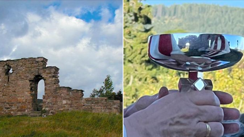 Olsokgudstjeneste i kirkeruinene