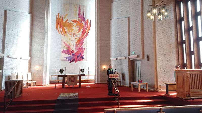 Borghild og Eivind i Nordberg kirke