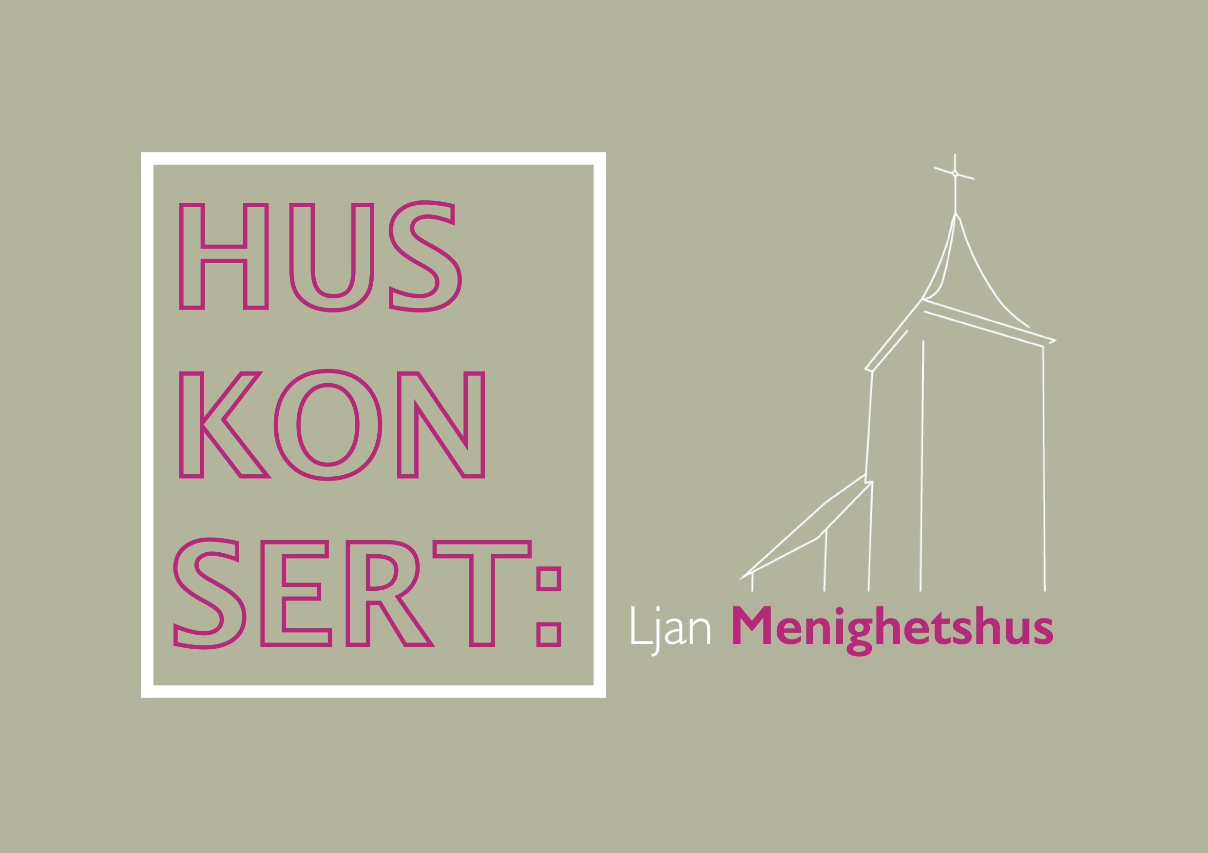 Huskonsert Ljan Menighetshus 14. oktober
