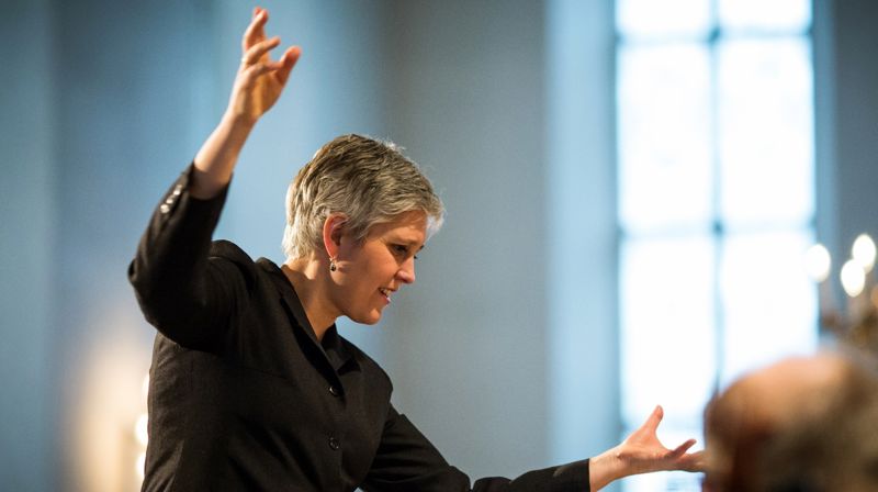 Frank Martin i høymessen 12. februar