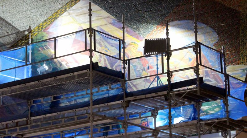 iden pusser vi opp motivet som fremstiller Jesu fødsel