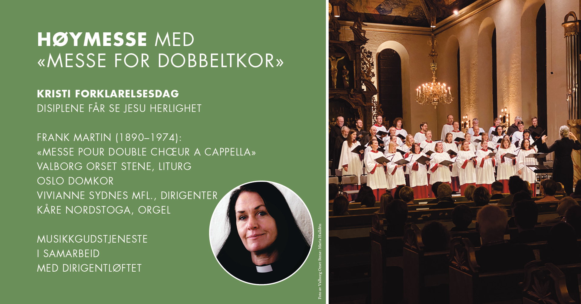 Høymesse med «Messe for dobbeltkor»