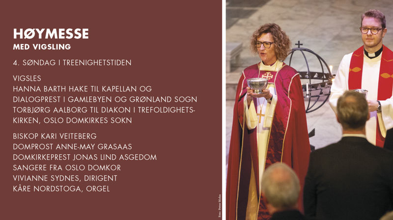 Høymesse med vigsling
