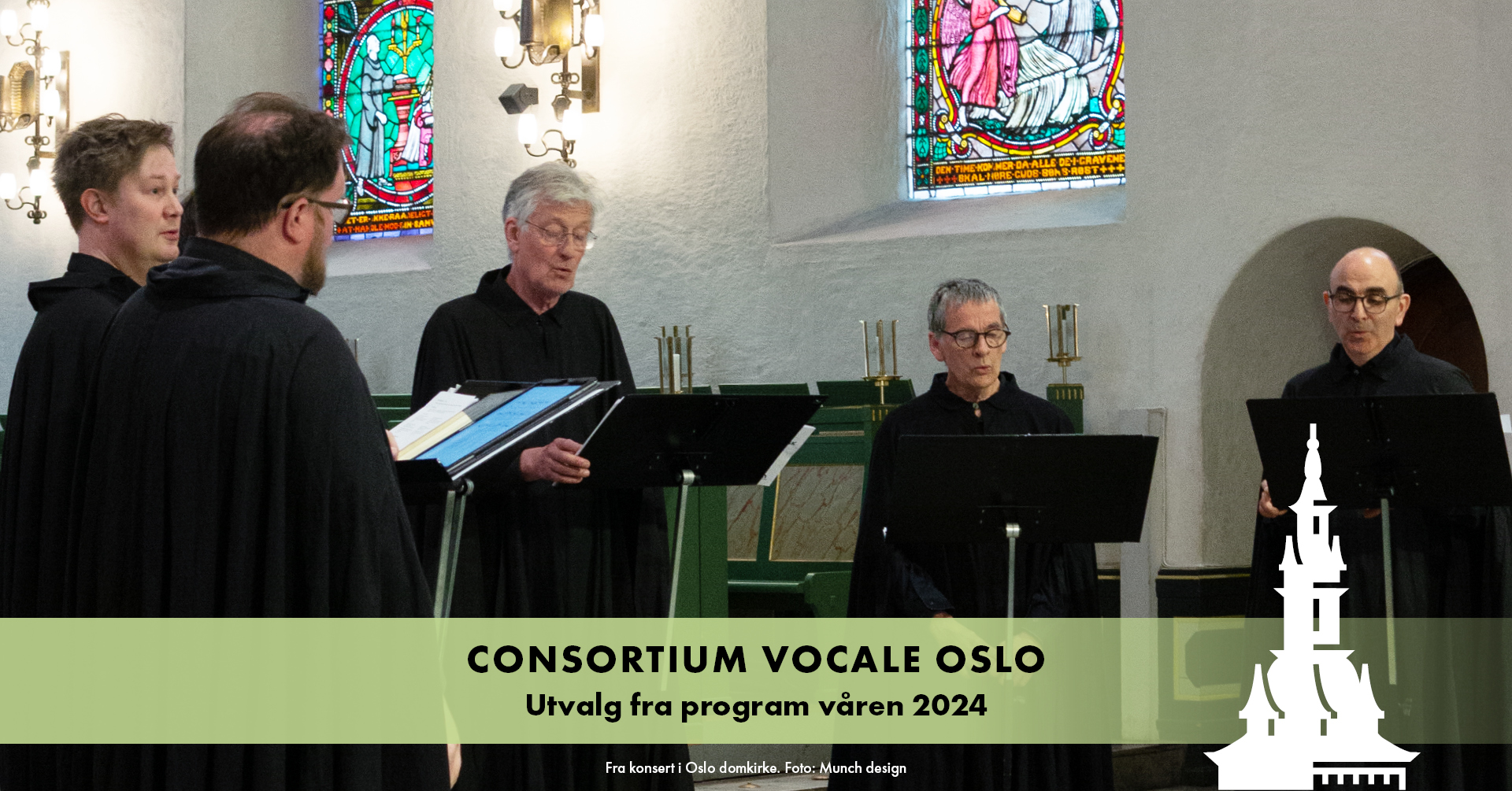 Consortium Vocale i Oslo domkirke våren 2024