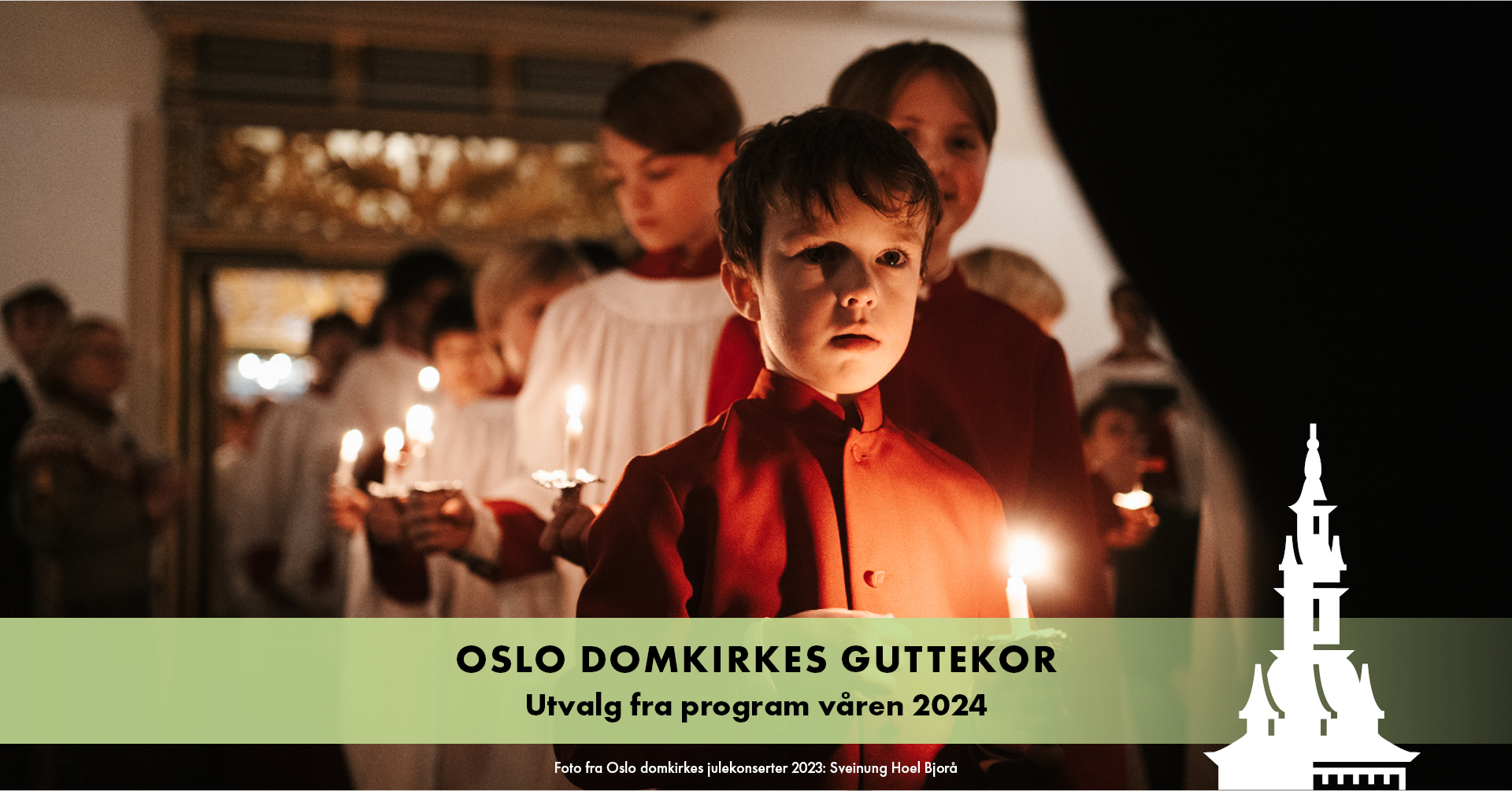 Oslo Domkirkes Guttekor i Oslo domkirke våren 2024