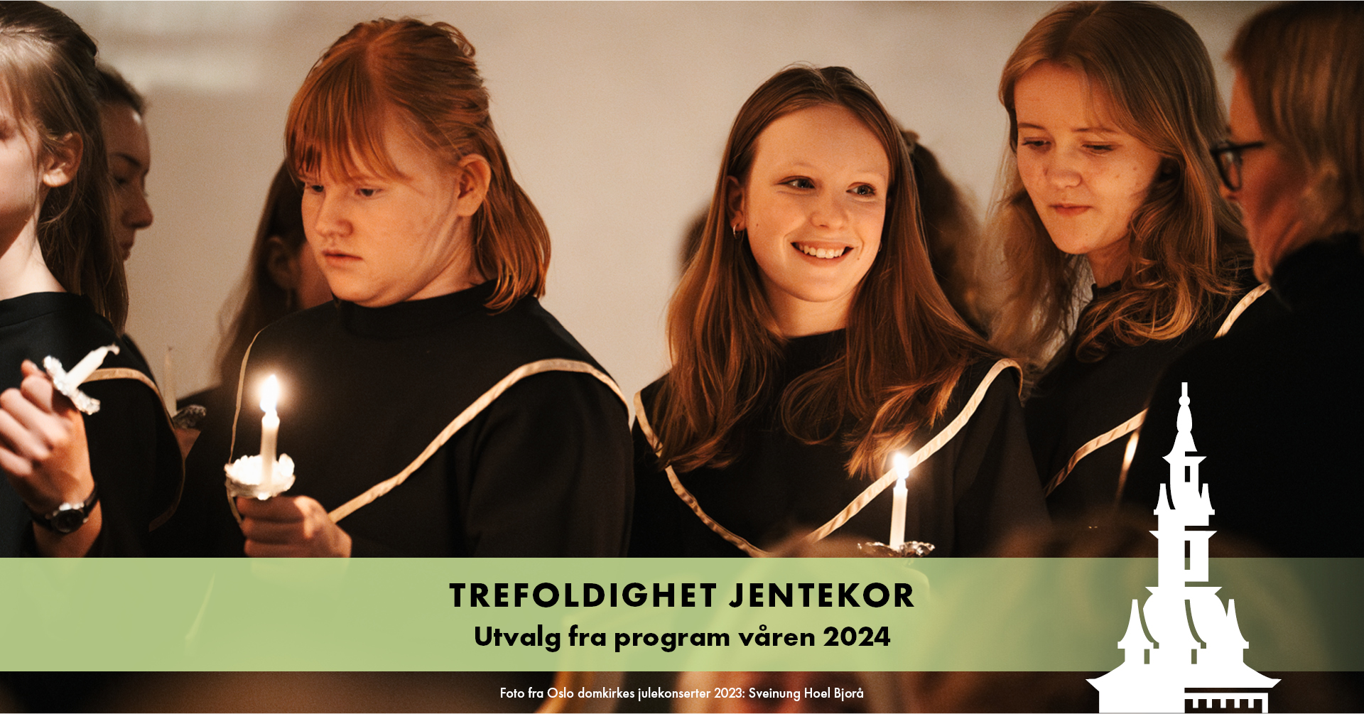 Trefoldighet Jentekor i Oslo domkirke våren 2024