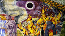 Lots hustru, fra Hugo Lous Mohrs takmaleri. Foto: Petter Mohn