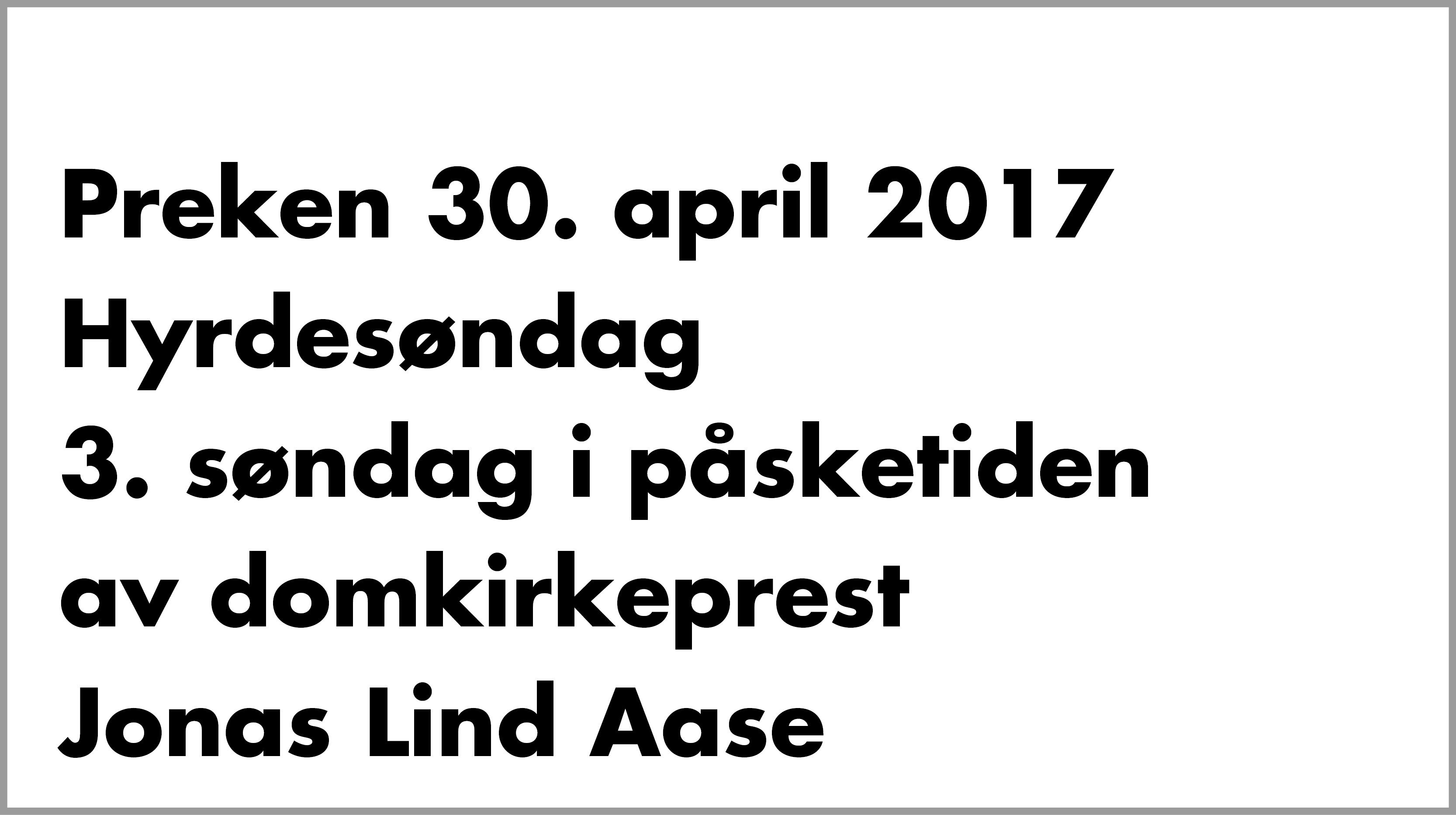 Hvilket bilde ser du for deg etter å ha hørt dagens bibeltekster?