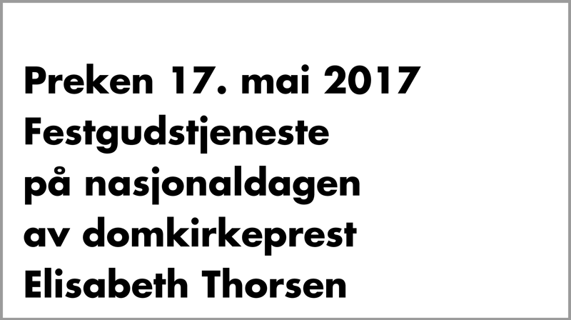 Festgudstjeneste i Oslo domkirke